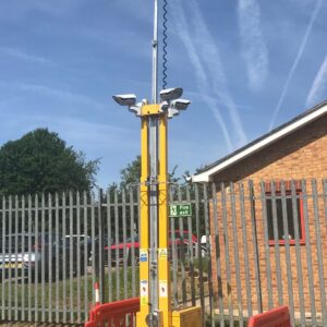 CCTV tower on site