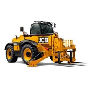 Orange and black JCB 18M telehandler